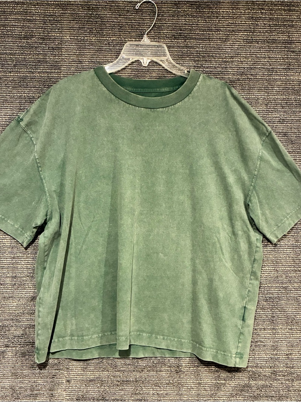 Hollister Men’s Heavyweight Classic Boxy Crewneck Tee - Green XL